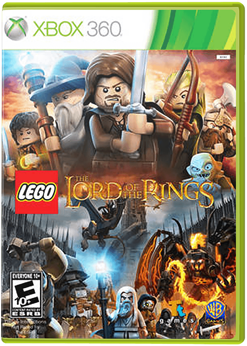 LEGO Lord Of The Rings box art for Xbox 360